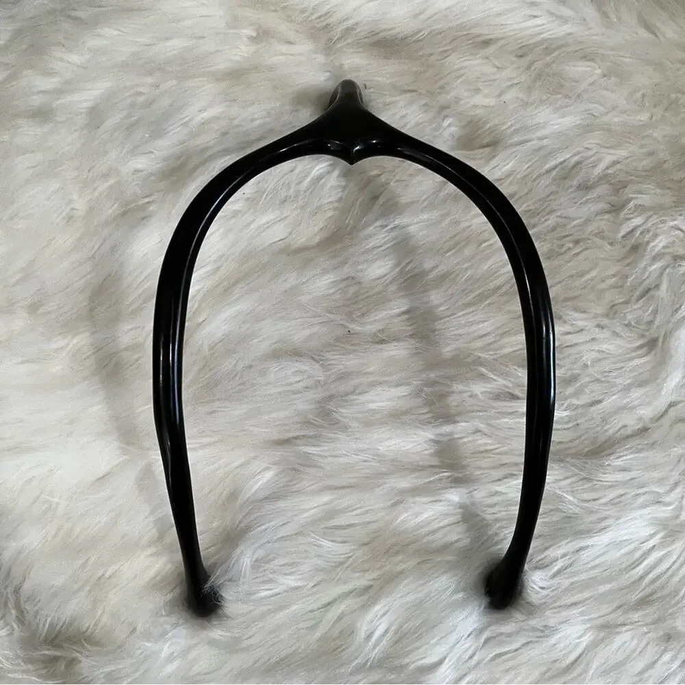 NEW Pottery Barn Antique Bronze Wrought Iron Wishbone Display Sculpture 12” NWOT
